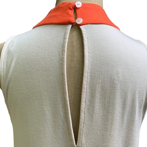 Anthropologie Postmark Twisted Neck Sleeveless Top Tunic Dress Small S - Picture 9 of 13